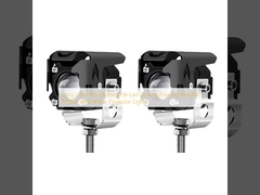 長寿 YAYE バイク LED 運転霧灯 60W アンバーとホワイト プロジェクターライト