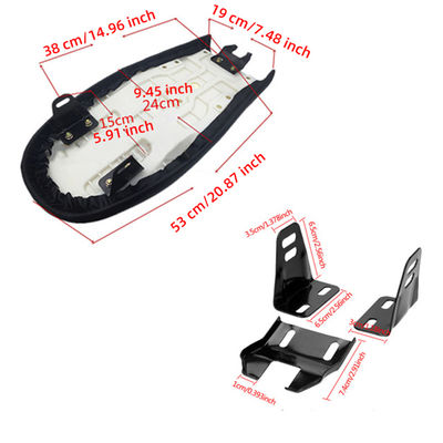 Universal Motorcycle Seat Modified Waterproof Cushion PU Leather Retro for CG125 125 02 Gsxr600 Z900 Yamaha Honda Monkey