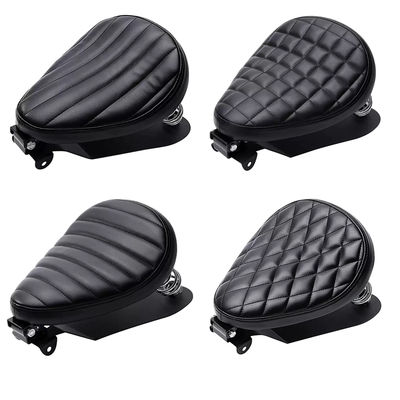 Retro Spring Leather Seat Bag for Motorcycle Thickened Motorcycle Seat Bag Single Leather Seat Bag Set Suitable for Harley