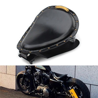 Motorcycle Universal Black Brown Driver Solo Seat Spring Bracket Mounting Kit Solo Driver Sportster Seat Bobber Single Seat