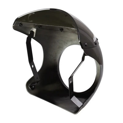 Motorcycle Front Mask Headlight Fairing Cover Universal Fit For 7inch Headlight Handlebar Fairing Windshield For Harley Honda