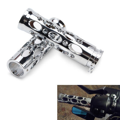 High Quality CNC Metal Hand Grips for Harley Motorcycles Aluminum Alloy Handle Sleeve Tip 25mm Handlebar Grips