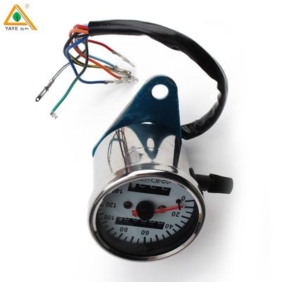 New Retro Modified 12v Three Light Two Mileage LED Digital Instrument Display Waterproof Motorcycle Speedometer