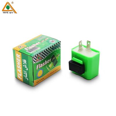 No Sound 2 Pin Universal Turn Signal 12V Numerical Control Motorcycle Flasher