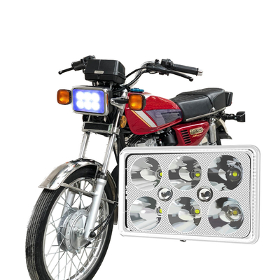 YAYE CG125 LEDヘッドライト 6チップ DC12V ホワイトブルー DRL オートバイライト